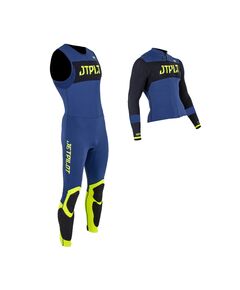 Гидрокостюм мужской длин без рукавов + гидрокуртка на молнии Jetpilot RX Race Jacket Navy/Yellow S22
