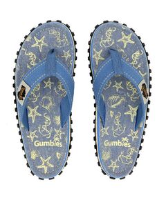 Шлепки унисекс Gumbies Flip-Flops SEASHELLS S20