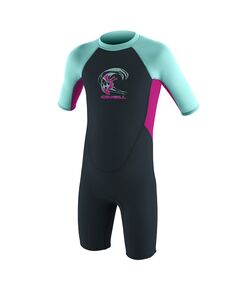 Гидрокостюм детский короткий O'Neill TODDLER REACTOR-2 2MM BACK ZIP S/S SPRING SLATE/BERRY/SEAGLASS S21