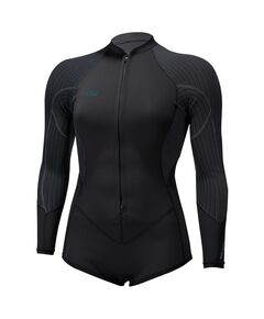 Гидрокостюм женский без ног длинный рукав O'Neill Wms Hyperfreak 2/1.5 F/Z L/S Spring BLK/BLK S22_O