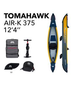 Каяк надувной одноместный Aqua Marina Tomahawk AIR-K 375 S23