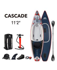 Каяк/SUP-доска надувнная с веслом Aqua Marina Cascade 11'2" S23