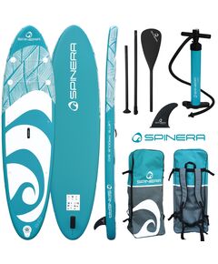 SUP-доска надувная с веслом универсальная Spinera Let's Paddle 9'10" Teal HDDS S23