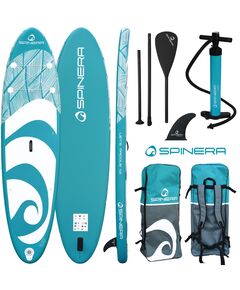 SUP-доска надувная с веслом универсальная Spinera Let's Paddle 11'2" Teal HDDS S23