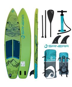 SUP-доска надувная с веслом для туризма Spinera Light 11'8" Green SL ULT S23
