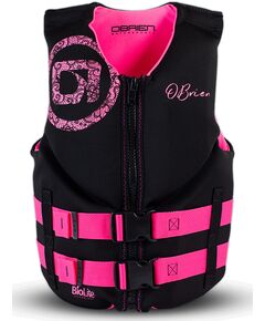 Спасательный жилет неопрен детский O'Brien JUNIOR BLK/PINK S24