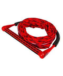 Фал с рукояткой для вейкбординга O'Brien ROPE WAKE COMBO 4 SECTION POLY-E RED S23