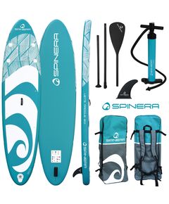 SUP-доска надувная с веслом универсальная Spinera Let's Paddle 12'0" Teal HDDS S23