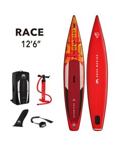 SUP-доска надувная для гонок Aqua Marina Race 12'6" S24