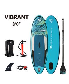 SUP-доска надувная с веслом для детей Aqua Marina Vibrant 8'0" S23S