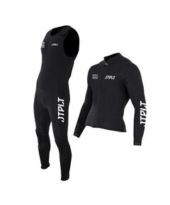 Гидрокостюм муж. длин. без рукавов+гидрокуртка на молнии Jetpilot RX Vault John and Jacket black S24