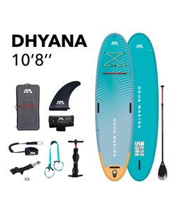 SUP-доска надувная с веслом для йоги Aqua Marina Dhyana 10'8" S23