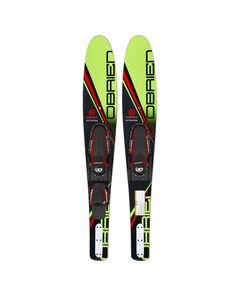 Лыжи парные прогулочные детские O'Brien CELEBRITY 58" GREEN W/ JR X7 & RT