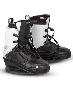 Крепления для вейкборда детские O'Brien NOMAD JR BLK/WHT S21S