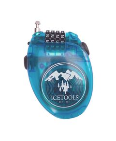 Замок кодовый ICETOOLS Mr.Lock clear blue F18