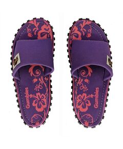 Шлепки женские Gumbies Slide PURPLE HIBISCUS S20