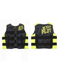 Спасательный жилет нейлон детский Jetpilot Cause Kids ISO 50N Nylon Vest Black/Yellow S22