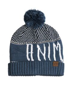 Шапка для мальчиков с помпоном Animal BROOKS PARISIAN BLUE F17