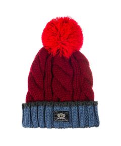 Шапка для мальчиков с помпоном Animal GALIE RHUBARB RED F17