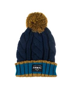 Шапка унисекс с помпоном Animal CANYE DARK NAVY F17