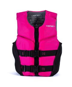 Спасательный жилет неопрен детский O'Brien FLEX V-BACK YOUTH BLK/PINK S24, Размеры (жилеты): 12 (L)