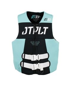 Спасательный жилет неопрен женский для гидроцикла Jetpilot RX F/E Neo ISO 50N Vest black/teal S24, Размеры (жилеты): 10 (M)