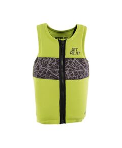 Спасательный жилет неопрен мужской Jetpilot Recon FE Neo Vest Lime/Black S22, Размеры (жилеты): 10 (M)