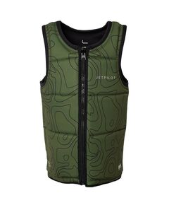 Спасательный жилет неопрен мужской Jetpilot Rival Reversible FE Neo Vest Black/Military S22, Размеры (жилеты): 10 (M)