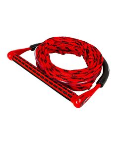 Фал с рукояткой для вейкбординга O'Brien ROPE WAKE COMBO 4 SECTION POLY-E RED