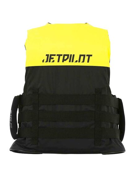 Спасательный жилет для гидроцикла нейлон мужской JP Strike ISO 50N Nylon Super Grip yellow/black S23, Размеры (жилеты): 10 (M), img 2 Спасательный жилет для гидроцикла нейлон мужской JP Strike ISO 50N Nylon Super Grip yellow/black S23, Размеры (жилеты): 10 (M), img 2