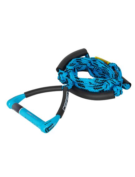 Фал с рукояткой для вейксерфинга O'Brien TEAM SURF ROPE 9" AQUA S23 Фал с рукояткой для вейксерфинга O'Brien TEAM SURF ROPE 9" AQUA S23