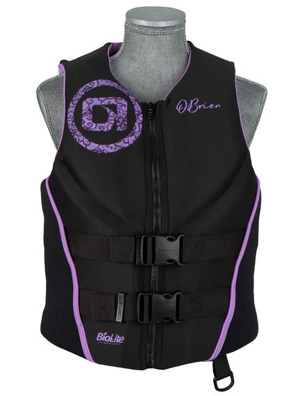 Спасательный жилет неопрен женский O'Brien TRADITIONAL WMS ORCHID, Размеры (жилеты): 6 (XS)
