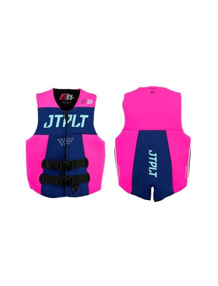 Спасательный жилет для гидроцикла неопрен женский Jetpilot RX Neo Vest ISO 50N Navy/Pink S22, Размеры (жилеты): 16 (2XL)
