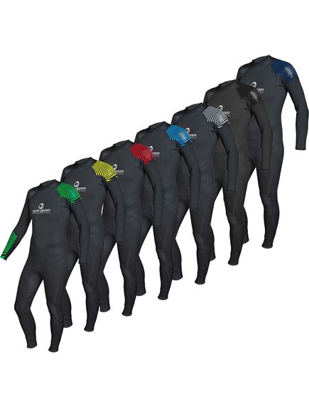 Гидрокостюм длинный прокатный Spinera Professional Rental Fullsuit 5/4/3 mm GBS Black, Размер (гидроодежда): 16 (2XL)