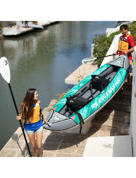 Каяк надувной двухместный с веслами Aqua Marina Laxo-320, img 14