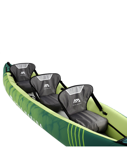 Каноэ надувное трехместное с веслами Aqua Marina Ripple-370, img 4