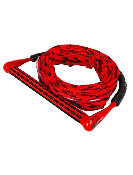 Фал с рукояткой для вейкбординга O'Brien ROPE WAKE COMBO 4 SECTION POLY-E RED