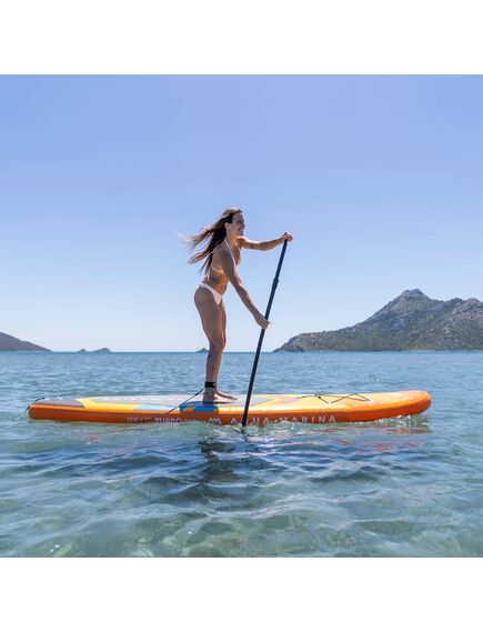 SUP-доска надувная с веслом и плавником с электромотором PF 240S Aqua Marina AMGO 12'0", img 6
