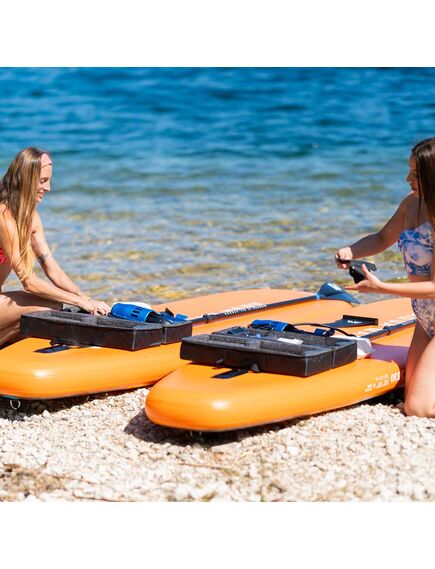 SUP-доска надувная с веслом и плавником с электромотором PF 240S Aqua Marina AMGO 10'10", img 2