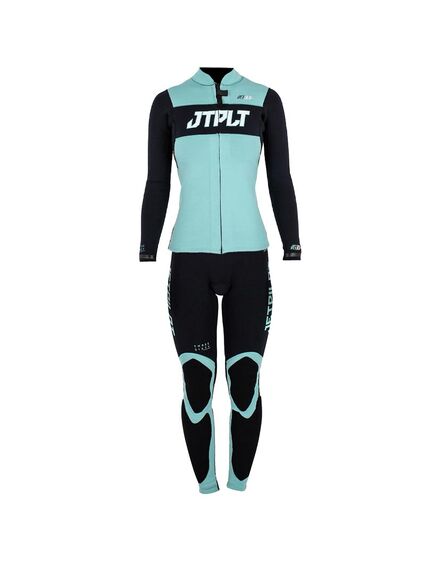 Гидрокостюм жен.длинный без рукавов+гидрокуртка на молнии Jetpilot RX Jane&Jacket wms black/teal S23, Размер (гидроодежда): 16 (2XL), img 6