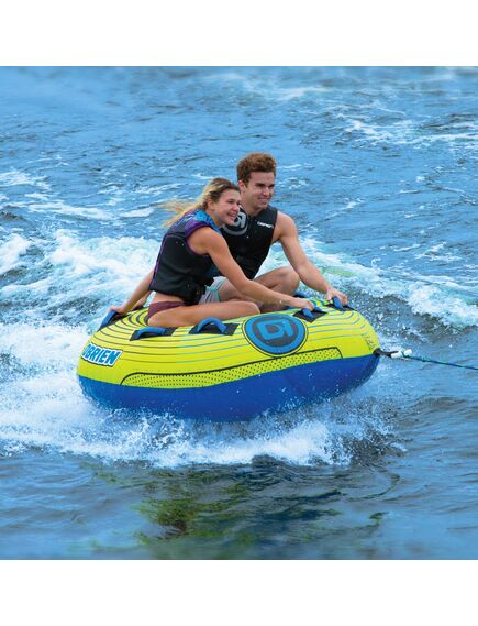 Баллон буксировочный 1-местный O'Brien LE TUBE DELUXE 1 BLU/YLW, img 3