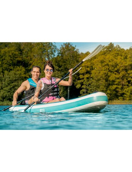 Каяк/SUP-доска надувная 2-местная Spinera SK 12'0" Teal/Grey/White DLT/HDDS, img 10