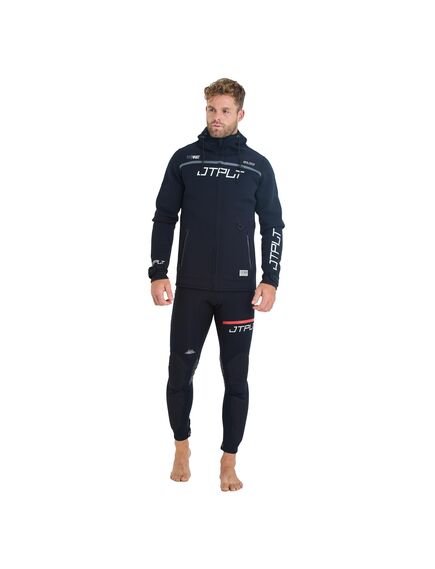 Гидрокуртка мужская с капюшоном Jetpilot RX VAULT TOUR COAT BLACK/WHITE, Размер (гидроодежда): 10 (M), img 3