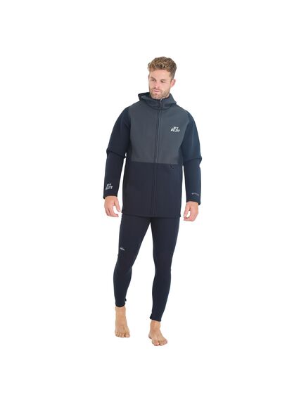 Гидрокуртка мужская с капюшоном Jetpilot HEATSEEKER TOUR COAT BLACK, Размер (гидроодежда): 10 (M), img 4