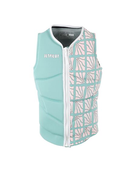Спасательный жилет неопрен женский Jetpilot ISLA X1 F/E NEO VEST TEAL, Размеры (жилеты): 12 (L)