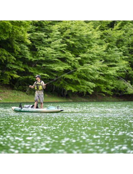 Каяк надувной одно-двухместный для рыбалки Aqua Marina Caliber-398, img 20