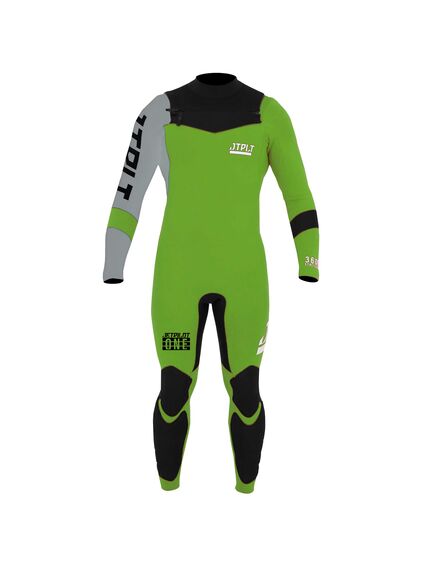 Гидрокостюм мужской длинный Jetpilot RX ONE GBS 3/2 Fullsuit green/black S23, Размер (гидроодежда): 12 (L)