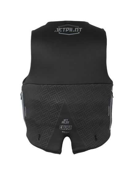 Спасательный жилет для гидроцикла неопрен мужской Jetpilot CAUSE MENS S-GRIP F/E ECO VEST BLACK, Размеры (гидроботинки): 8 (41), img 2