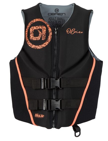 Спасательный жилет неопрен женский O'Brien TRADITIONAL WMS CORAL, Размеры (жилеты): 6 (XS)