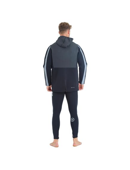 Гидрокуртка мужская с капюшоном Jetpilot HEATSEEKER TOUR COAT BLACK, Размер (гидроодежда): 10 (M), img 3